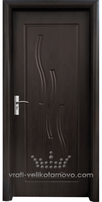 Интериорна HDF врата, модел 014-P Венге