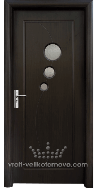 Интериорна HDF врата, модел 017 Орех