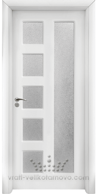 Интериорна HDF врата, модел 048 Бял
