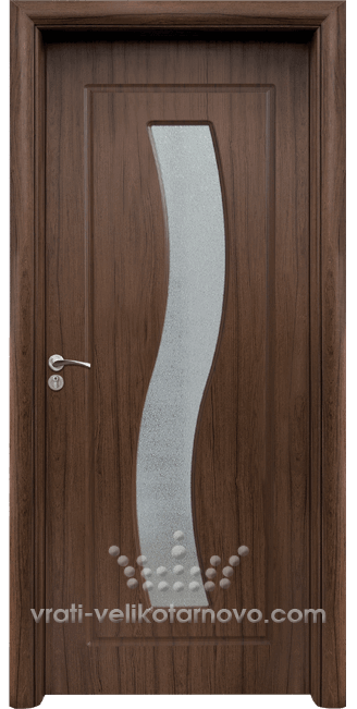 Интериорна HDF врата, модел 066 Орех