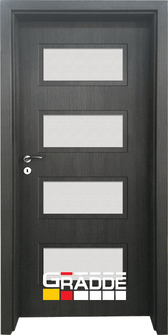 Интериорна HDF врата, модел Gradde Blomendal, Череша Сан Диего