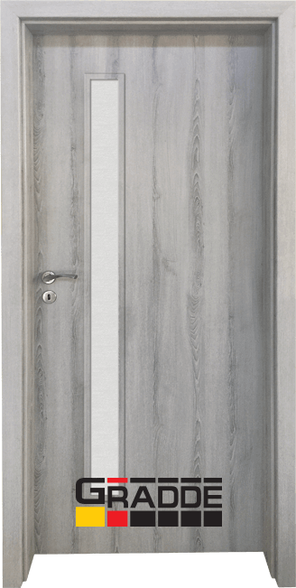 Интериорна HDF врата, модел Gradde Wartburg, Сибирска Лиственица