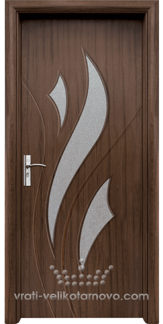 Интериорна HDF врата, модел 033 Орех