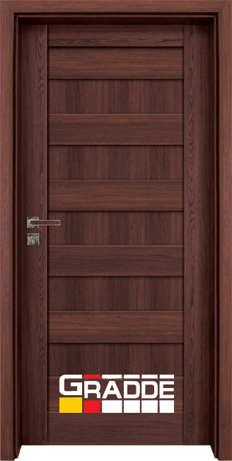 Интериорна врата Gradde, модел Aaven Voll, цвят Шведски дъб
